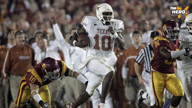 Where does Texas-USC 2006 Rose Bowl rank among CFB