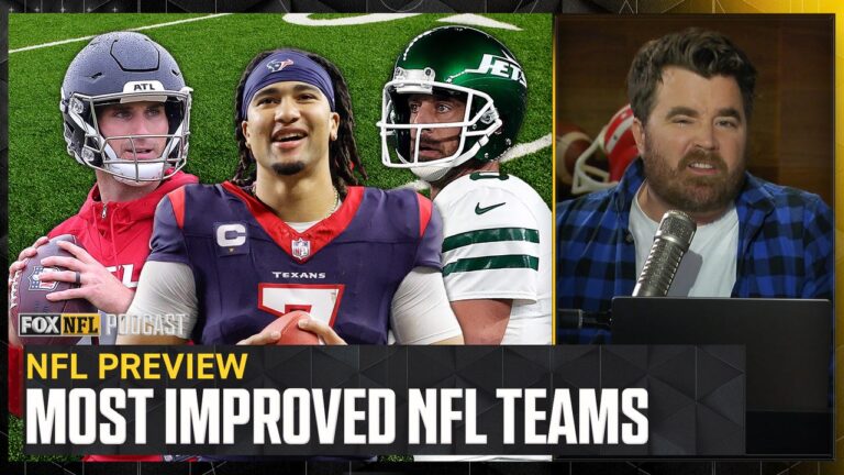 Which three NFL teams improved the most this offseason?