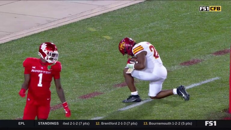 Abu Sama rushes for an INCREDIBLE 77-yard TD, extending Iowa State