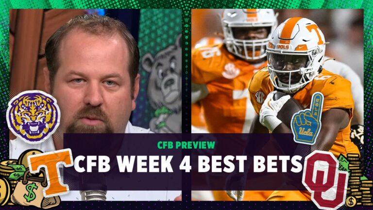 CFB Week 4 Best Bets: Tennessee at Oklahoma, LSU vs. UCLA