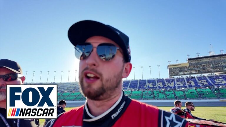 Chase Briscoe on Kyle Busch spinning out at Kansas