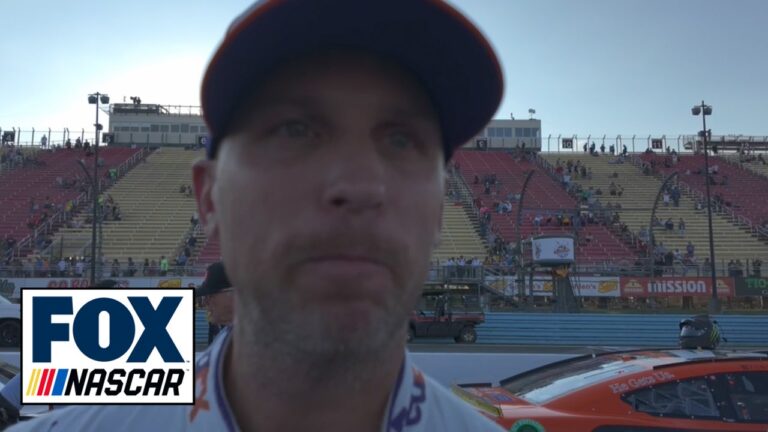 Denny Hamlin shares his thoughts on his path forward after crashing on the opening lap