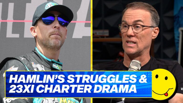 Denny Hamlin struggles in playoffs amidst 23XI Charter Deal drama