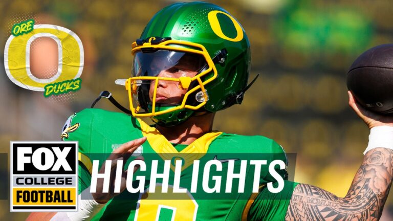 Dillon Gabriel tallied 380 yards and two touchdowns in Oregon