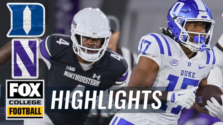 Duke Blue Devils vs. Northwestern Wildcats Highlights