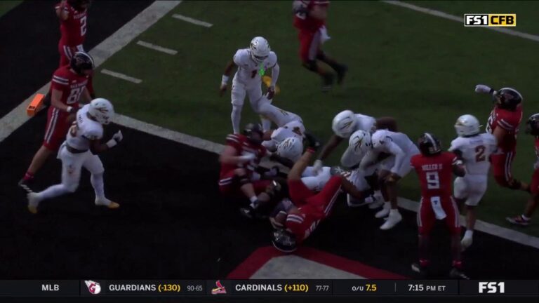 Jalin Conyers punches it in from three yards, extending Texas Tech