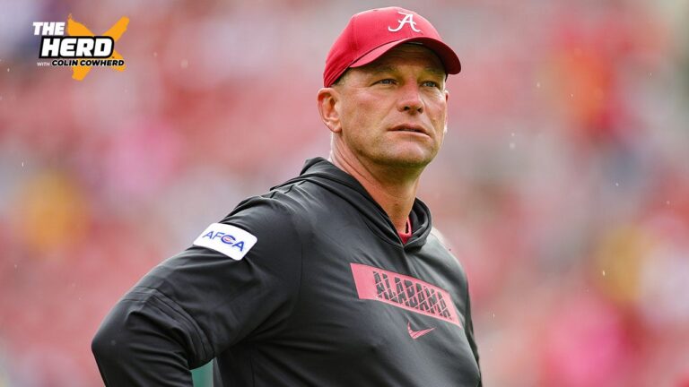 Kalen DeBoer on his first season as Alabama head coach and replacing the legendary Nick Saban