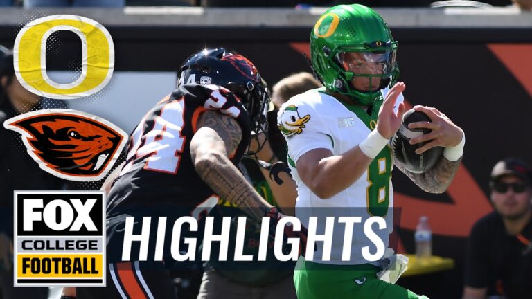 No. 9 Oregon Ducks vs. Oregon State Beavers Highlights