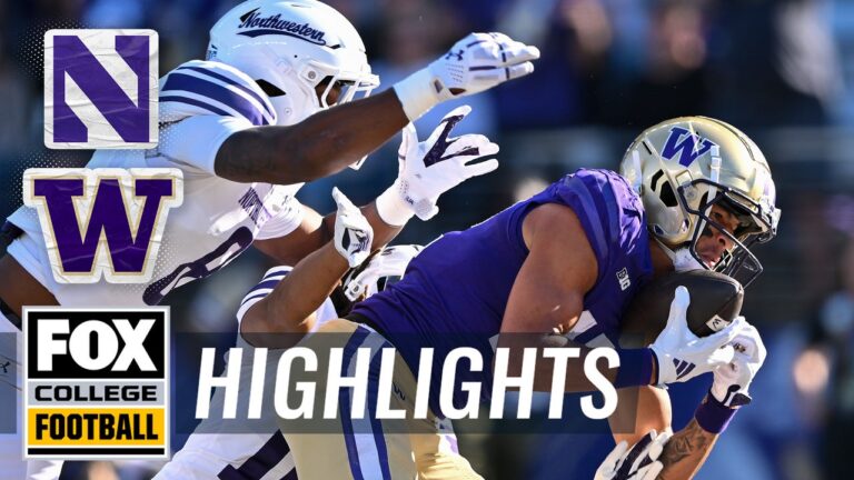 Northwestern Wildcats vs. Washington Huskies Highlights