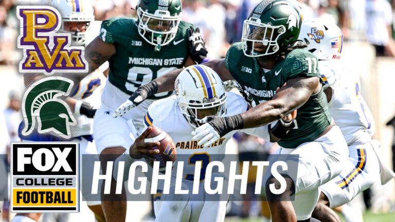 Prairie View A&M Panthers vs. Michigan State Spartans Highlights