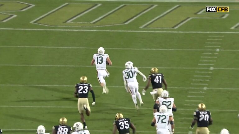 Sawyer Robertson scrambles for a 45-yard TD, extending Baylor