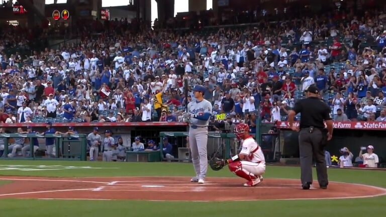 Shohei Ohtani gets an ovation in first at-bat at Angel Stadium since leaving team for Dodgers