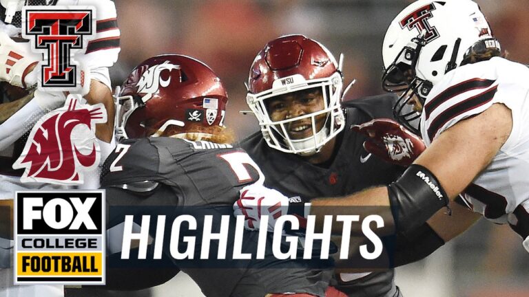 Texas Tech Red Raiders vs. Washington State Cougars Highlights