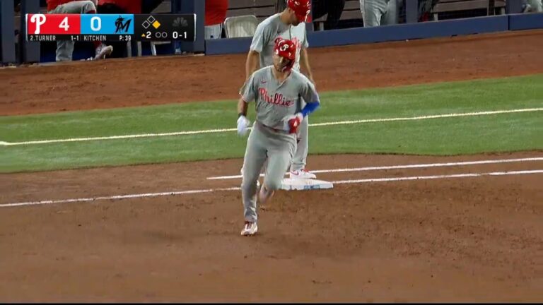 Trea Turner crushes a two-run homer, extending Phillies