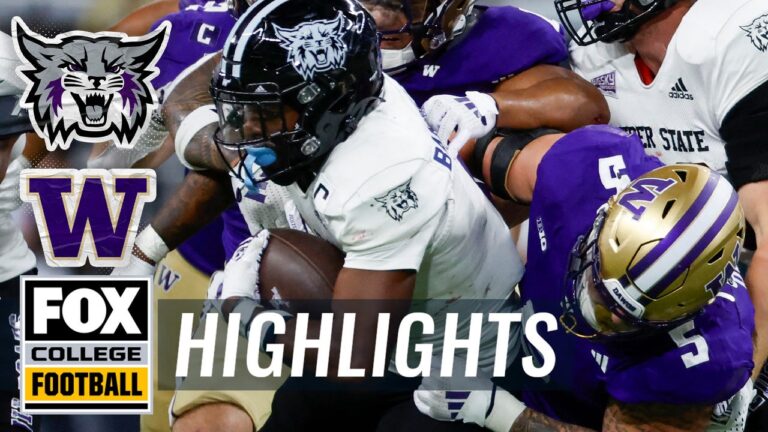 Weber State Wildcats vs. Washington Huskies Highlights