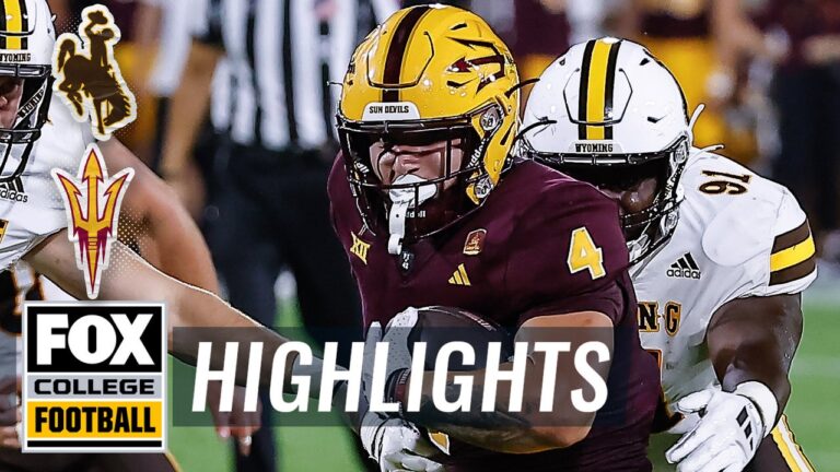 Wyoming Cowboys vs. Arizona State Sun Devils Highlights