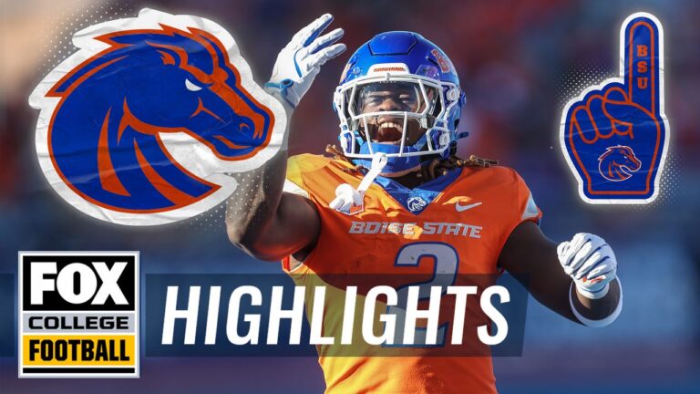 Ashton Jeanty GOES OFF for 186 rushing yards and THREE TDs in Boise State