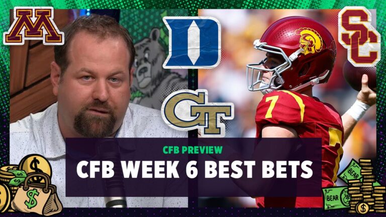 CFB Week 6 Bets Bets: USC vs. Minnesota and Georgia Tech vs. Duke