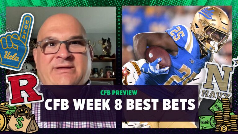 CFB Week 8 Best Bets: Rutgers vs. UCLA and Charlotte vs. Navy