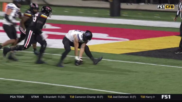 Carmine Bastone forces the fumble and Aidan Hubbard returns it for a TD, extending Northwestern