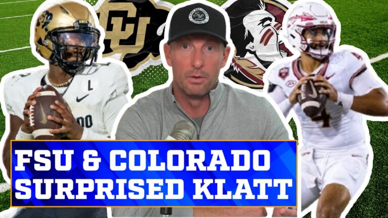 Colorado & Florida State in Klatt’s surprises a month into the season