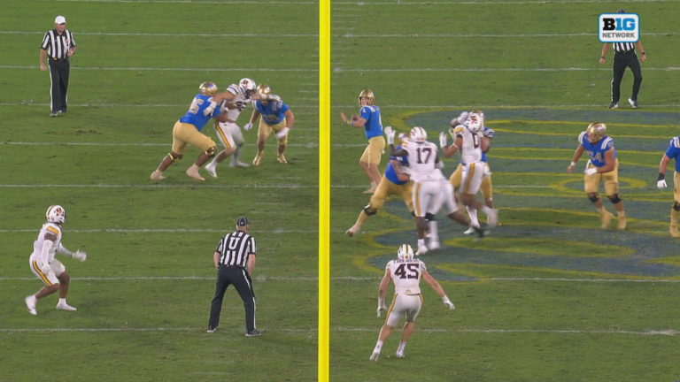 Ethan Garbers throws a GORGEOUS 42-yard TD to J. Michael Sturdivant as UCLA regains the lead vs. Minnesota