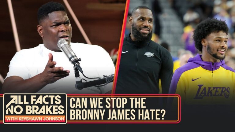 Keyshawn wants to stop the Bronny James hate