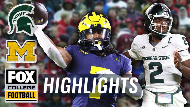 Michigan State Spartans vs. Michigan Wolverines Highlights