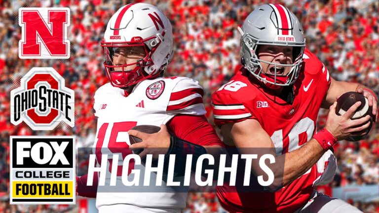 Nebraska Cornhuskers vs. No. 4 Ohio State Buckeyes Highlights