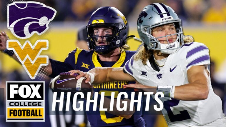 No. 17 Kansas State Wildcats vs. West Virginia Mountaineers Highlights