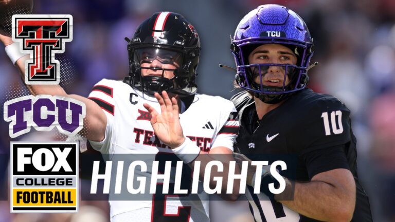 Texas Tech Red Raiders vs. TCU Horned Frogs Highlights