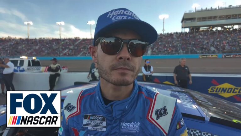 Kyle Larson on the hard-racing on the final restart