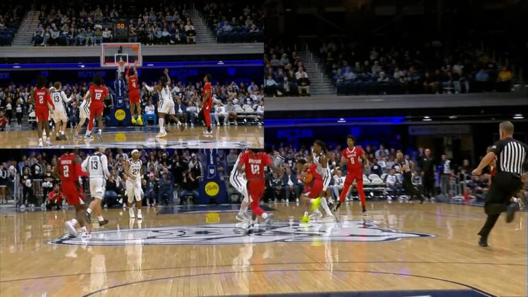 LJ Thomas drains a 3-pointer at the halftime buzzer, extending Austin Peay