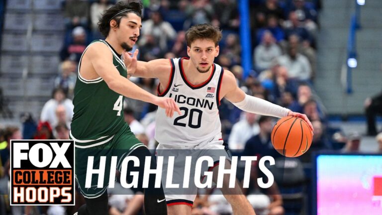 Le Moyne Dolphins vs. No. 3 UConn Huskies Highlights