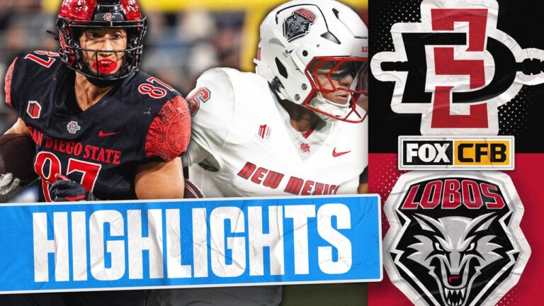 New Mexico Lobos vs. San Diego State Aztecs Touchdown Compilation