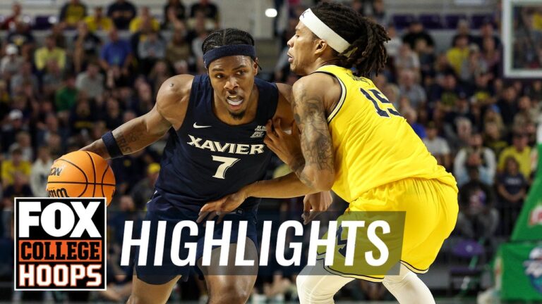 No. 22 Xavier Musketeers vs. Michigan Wolverines Highlights