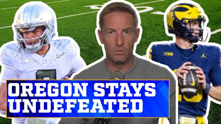 Oregon stays undefeated & can Michigan turn it around?