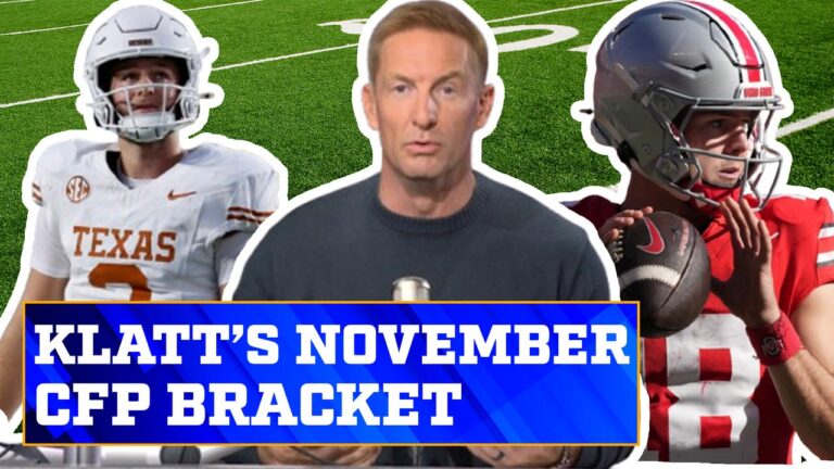 Texas & Ohio State in Klatt’s November 12-team bracket