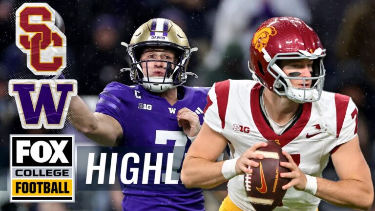 USC Trojans vs. Washington Huskies Highlights