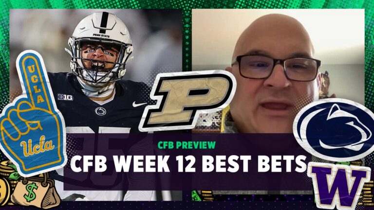 Washington vs. UCLA, Purdue vs. Penn State: CFB Week 12 Best Bets