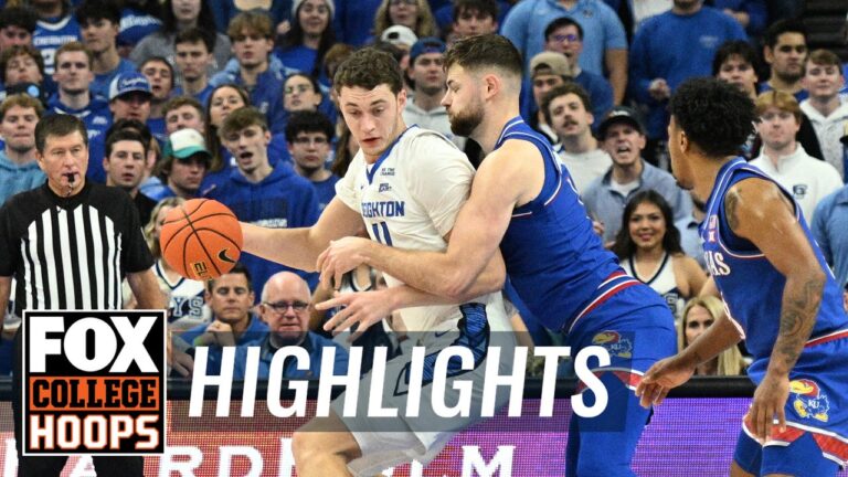 No. 1 Kansas Jayhawks vs. Creighton Bluejays Highlights