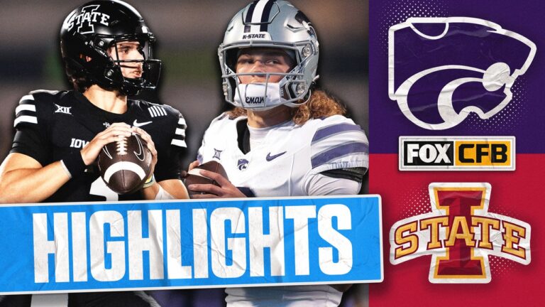 No. 24 Kansas State Wildcats vs. No. 18 Iowa State Cyclones Highlights