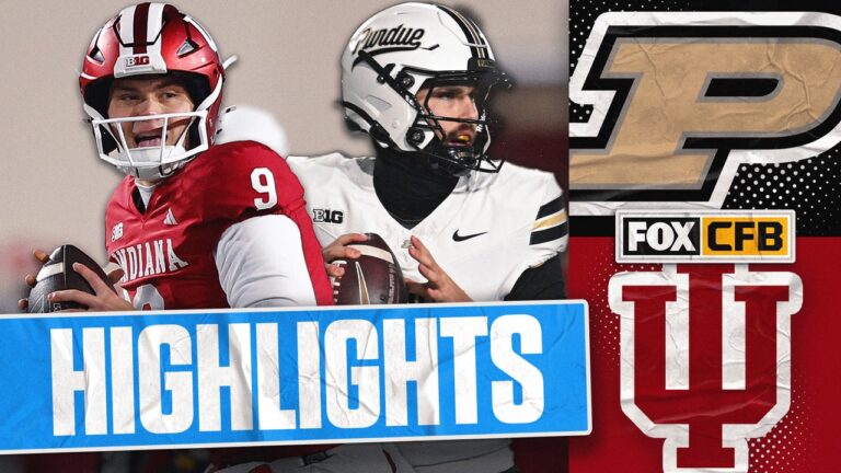 Purdue Boilermakers vs. No. 10 Indiana Hoosiers Highlights